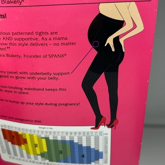 NIB Assets by SPANX Marvelous Mama Maternity Tights - Picture 3 of 3